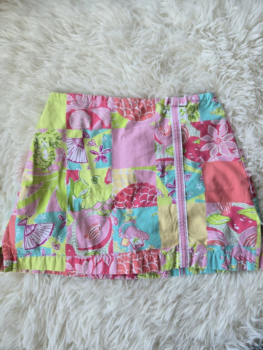 Vtg. Lilly Pulitzer Summer Cartwheel Skirt/ Shorts Girls 8